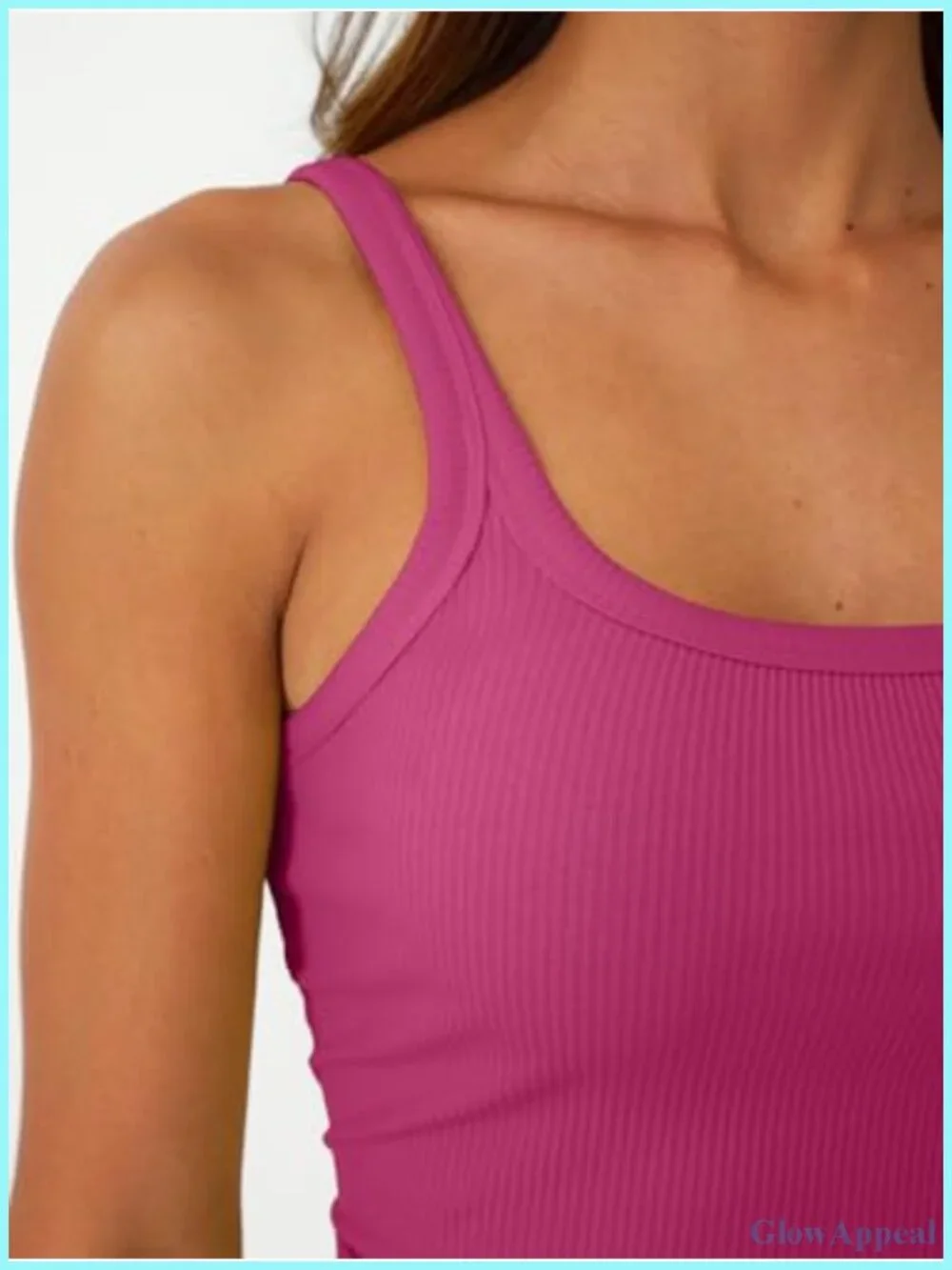 3-Pack Ribbed Spaghetti Strap Tank Top Sleeveless Summer Camisole for Women